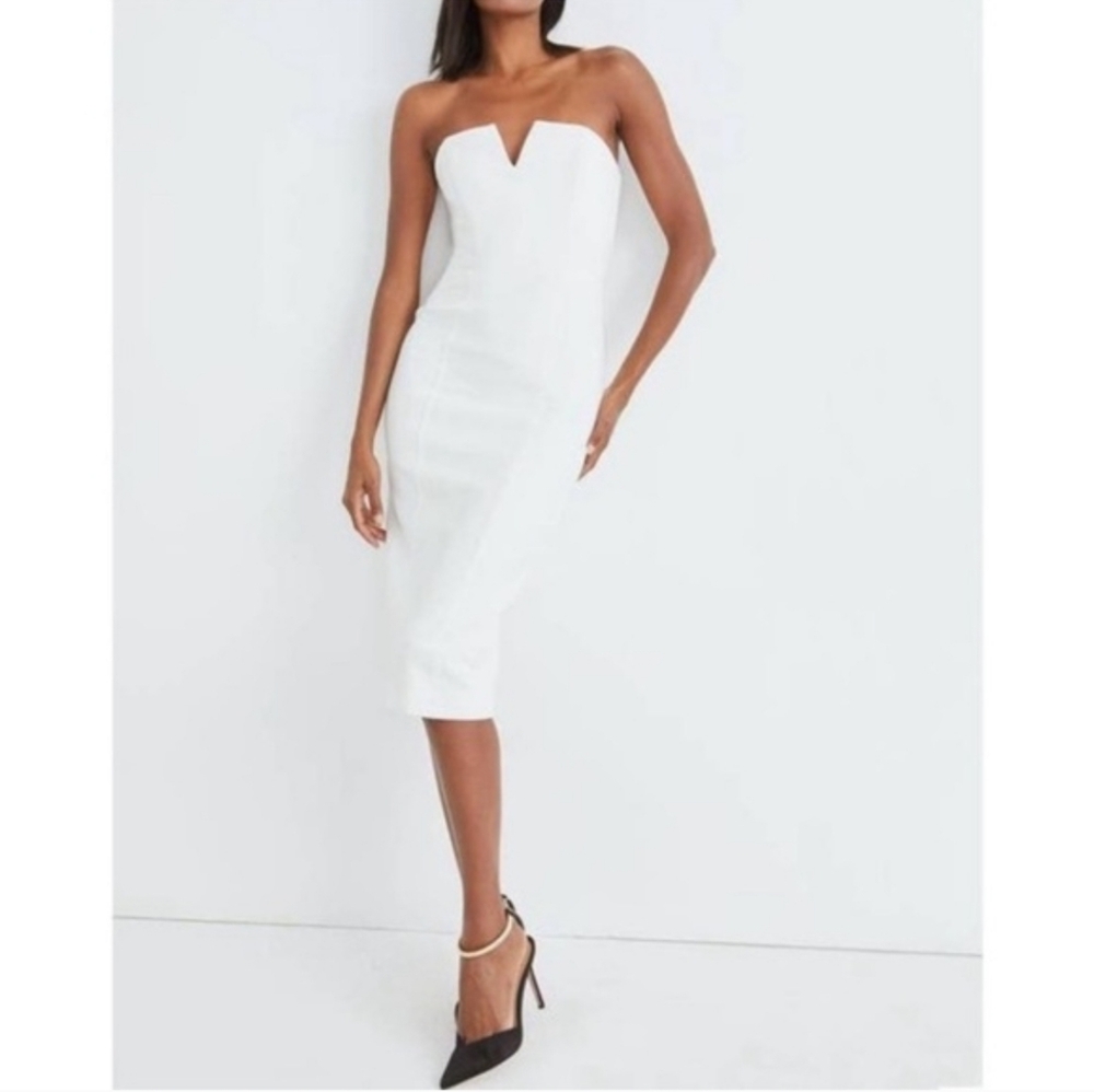 VERONICA BEARD NABI OFF WHITE MIDI DRESS NEW 2